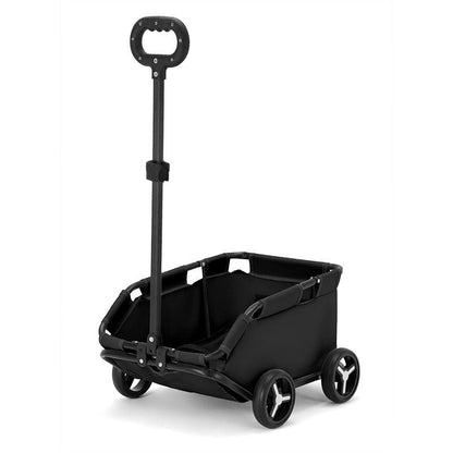 Pet Zen black pet stroller cart with adjustable handle and four wheels on Tampa Home & Garden Store