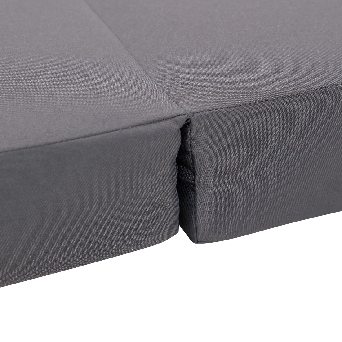 Gray Broadway Ian Chaise Lounge Cushion triple-fold back and seat cushion HouseOfZazla on Tampa Home & Garden Store