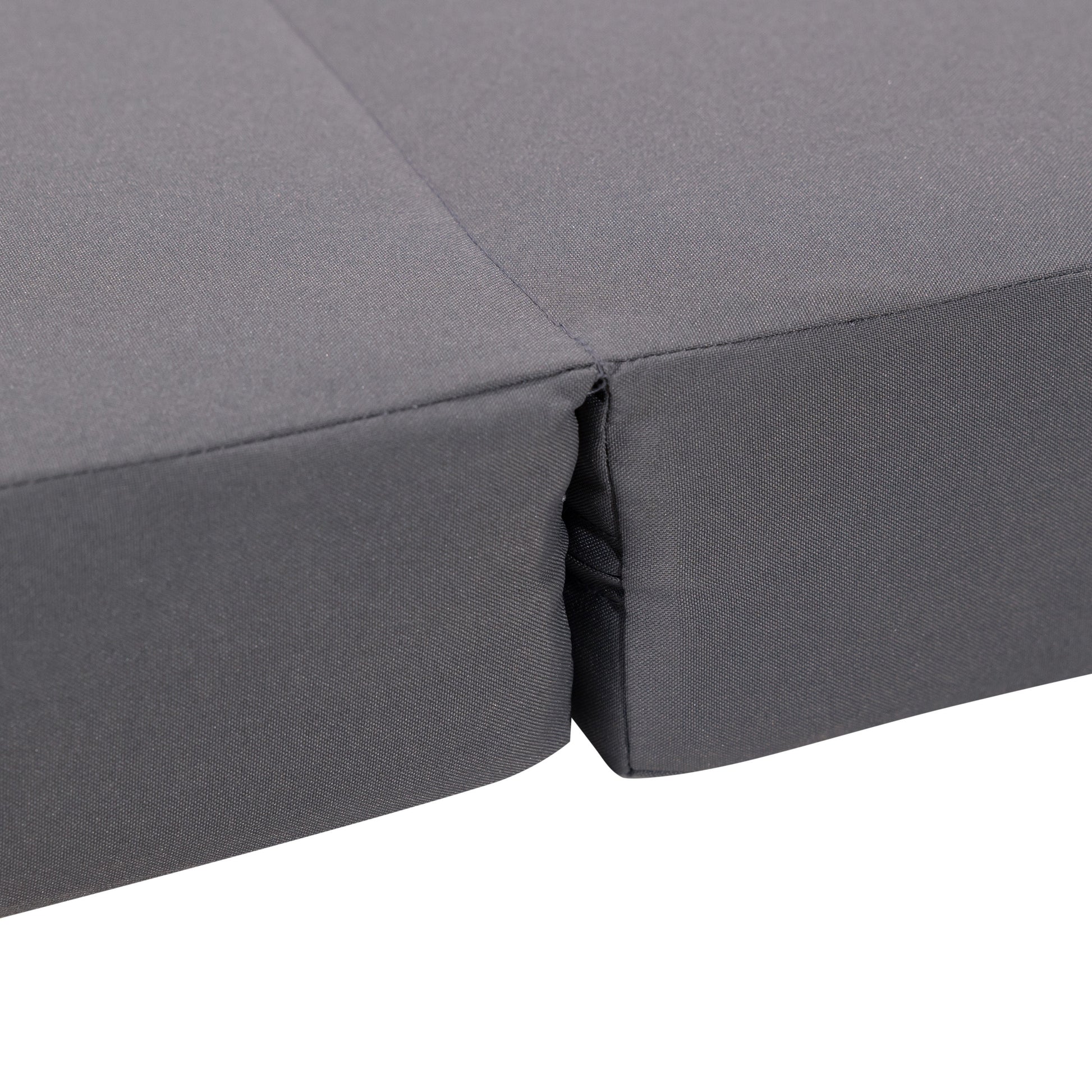Gray Broadway Ian Chaise Lounge Cushion triple-fold back and seat cushion HouseOfZazla on Tampa Home & Garden Store