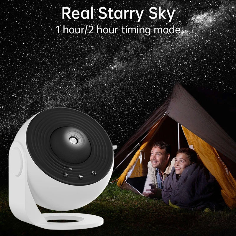 Night Light Galaxy Projector 360 rotate white starry sky lamp for kids bedroom My Store on Tampa Home & Garden Store