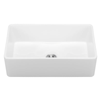 Single Bowl Undermount Kitchen Fireclay Sink