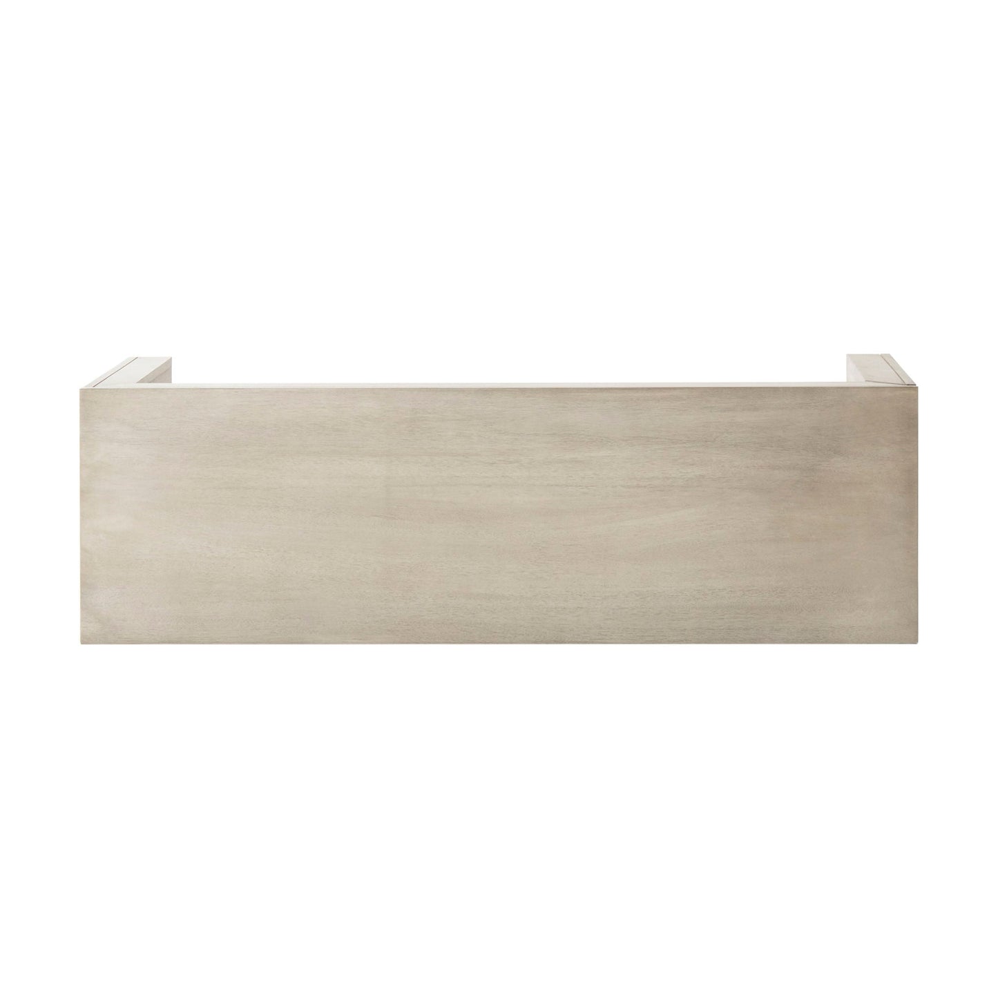 Acacia Wood Dining Bench farmhouse style with a light wash finish for outdoor use on Tampa Home & Garden Store
