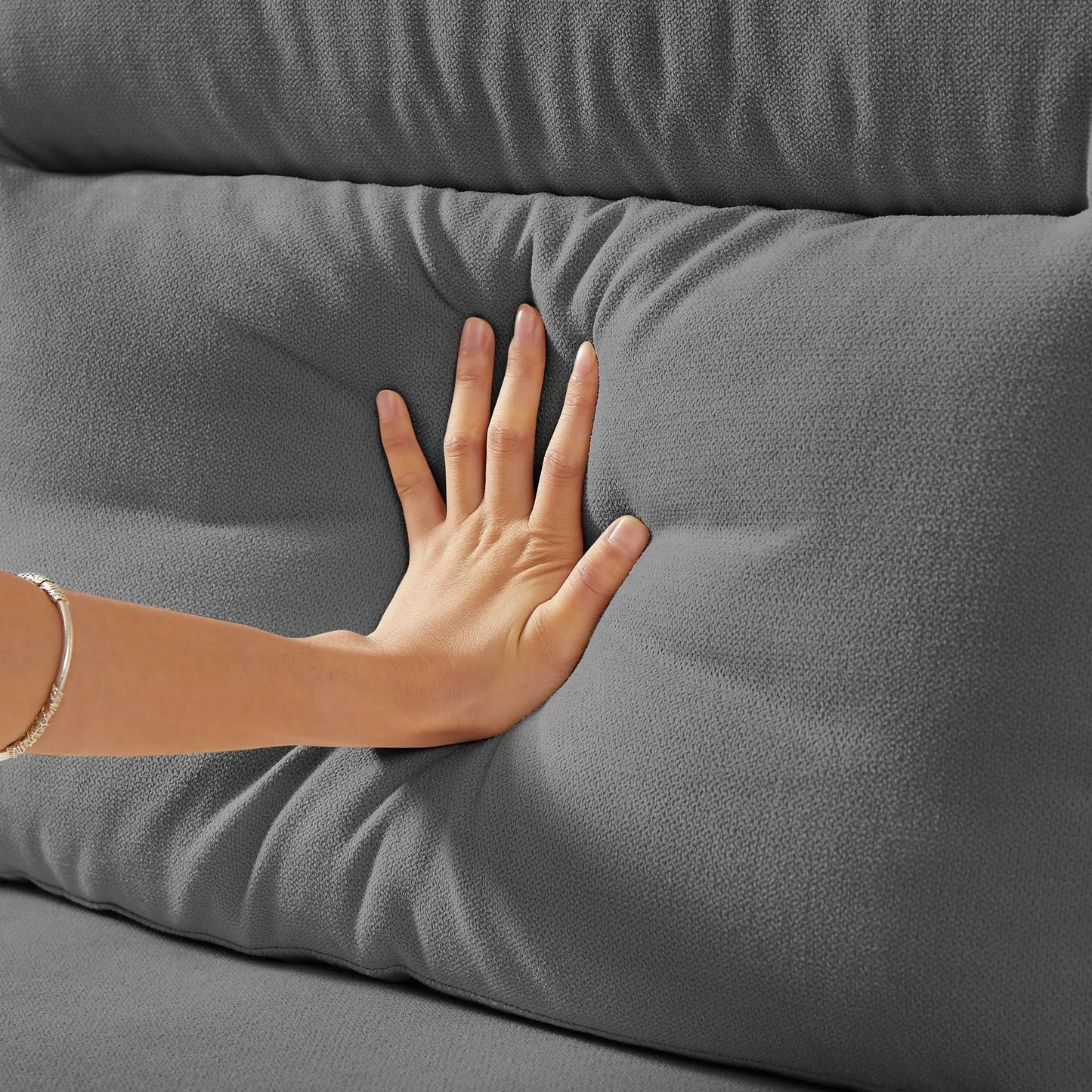 Three Seater Elegant Stationary Sofa for Living