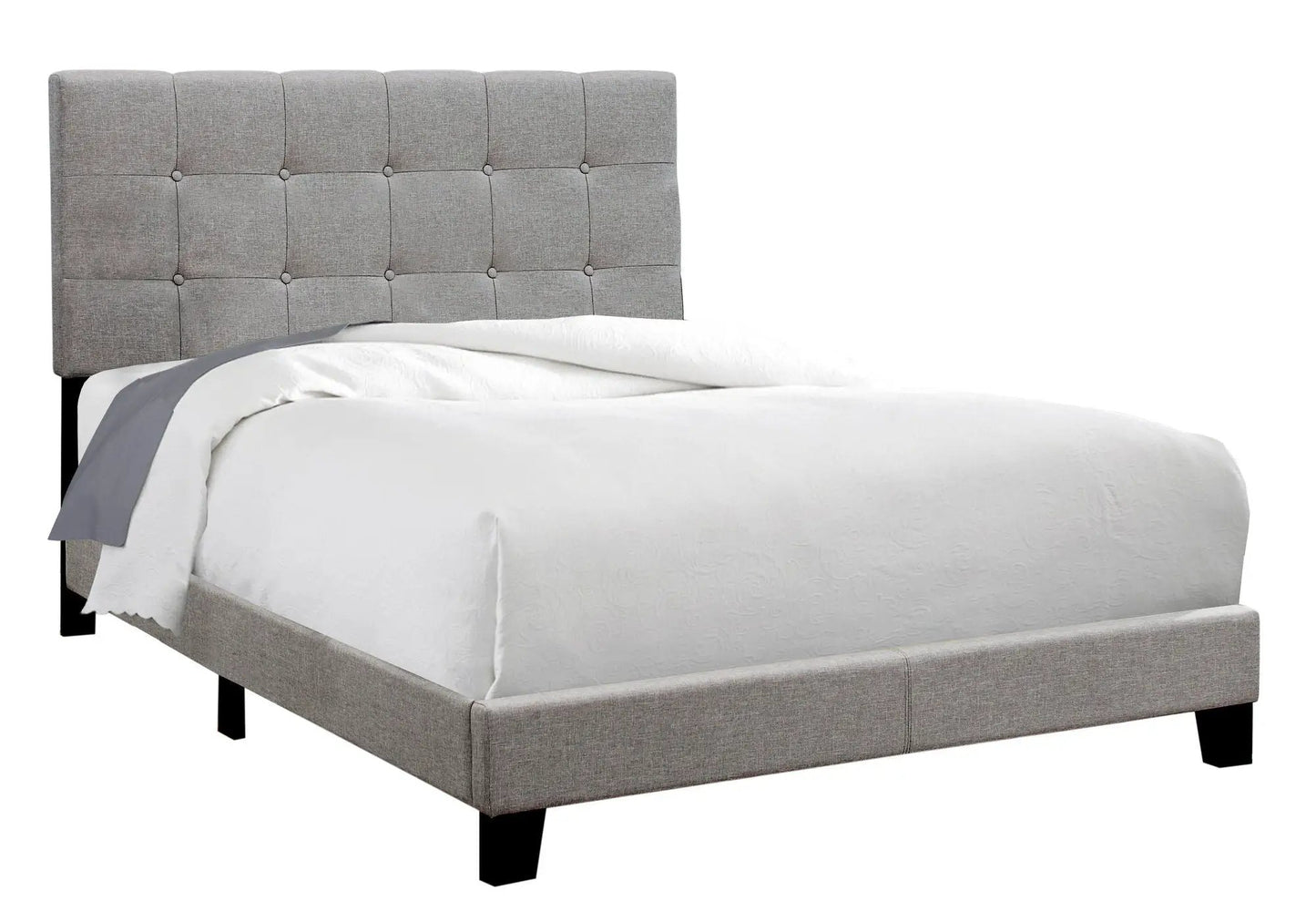 Upholstered Bed Frame and Transitional Style