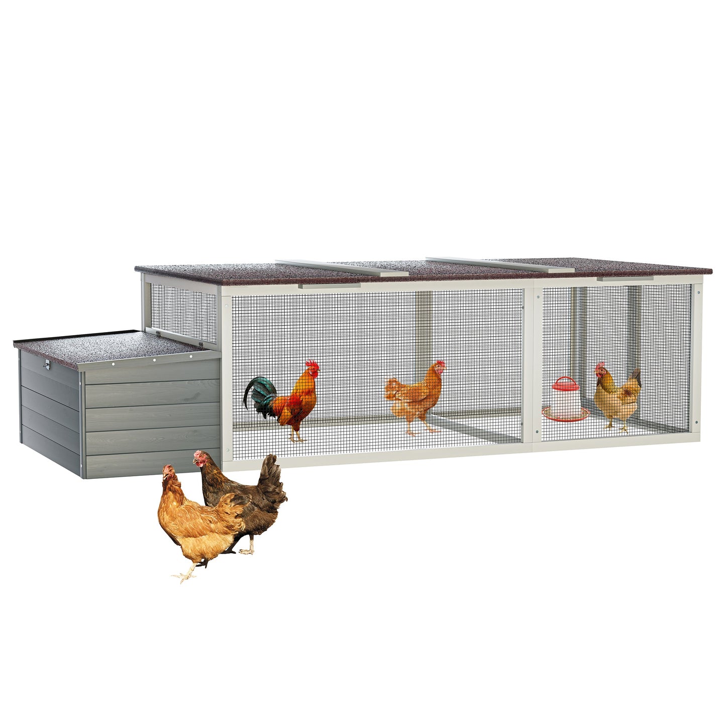 Solid Wooden Chicken Coop and Safe Outdoor House
