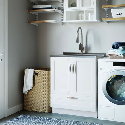 Reed Deluxe Laundry Cabinet with Pull-Out Faucet