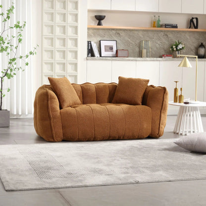 Cozy Beanbag Chair With Resilient Foam Core For 2