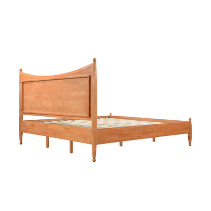 Classic Transitional King Size Solid Wood Platform Bed Frame with headboard by HouseOfZazla on Tampa Home & Garden Store