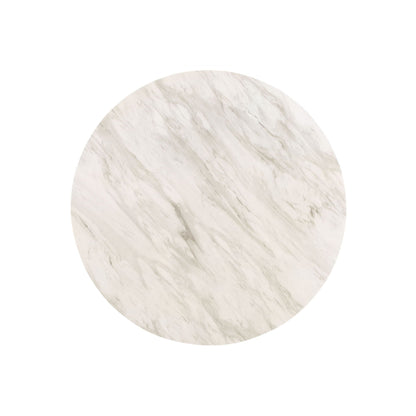 Greta antique white marble round bar table top by HouseOfZazla on Tampa Home & Garden Store