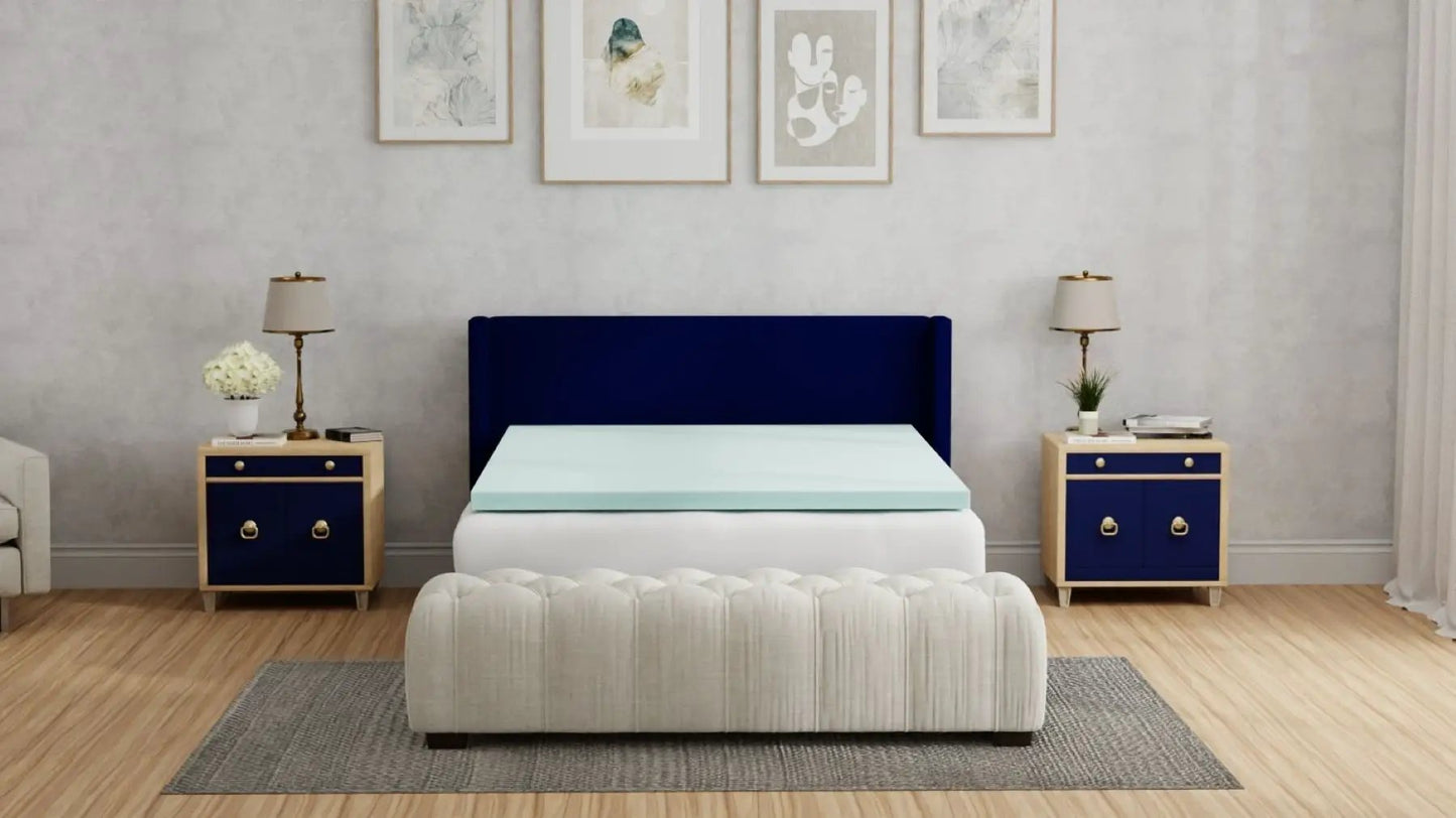 Gel Plush Memory Foam Mattress Topper 3 Inch
