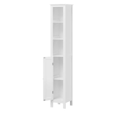Slim Bathroom Cabinet with Adjustable Shelves