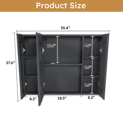 Aluminium Medicine Cabinet Mirror With Led Light