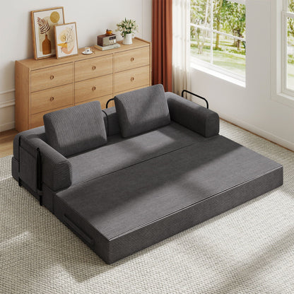 Premium Convertible Sofa And Cylindrical Pillow