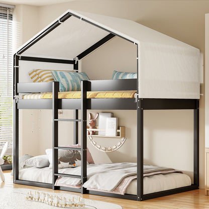 Sturdy Pinewood Bunk Bed and the Kids Play Tent