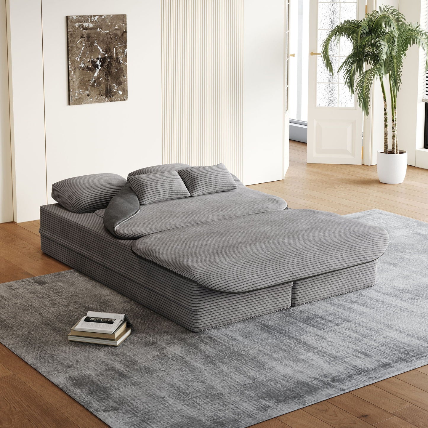 Multi Functional Foldable Sofa Bed and Blanket