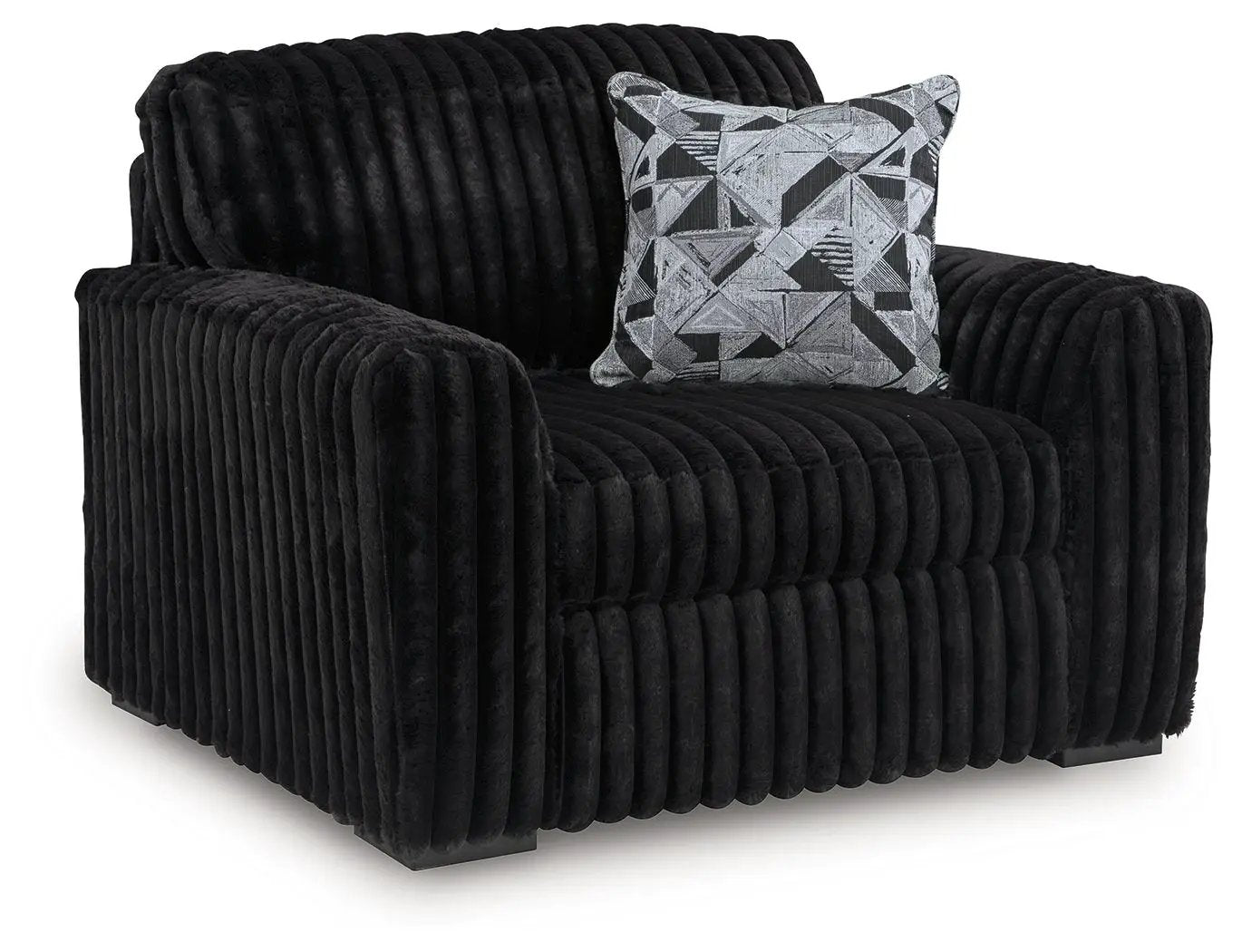 Midnight Madness Jumbo Corduroy Chair and a Half