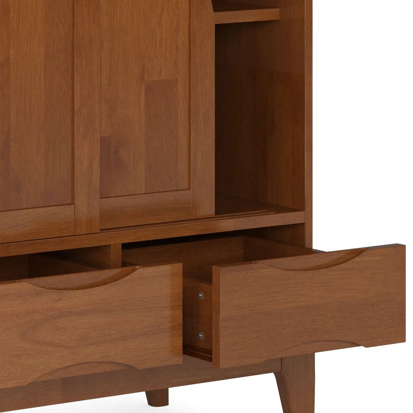 Harper Handcrafted Rubberwood Storage Cabinet