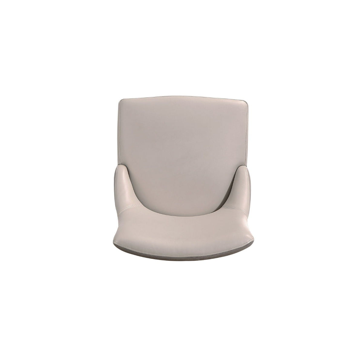 Shubert dining chair set of 2 beige leather-look foam cushions HouseOfZazla on Tampa Home & Garden Store