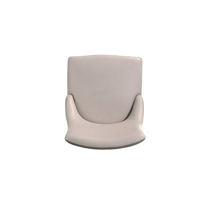 Shubert dining chair set of 2 beige leather-look foam cushions HouseOfZazla on Tampa Home & Garden Store