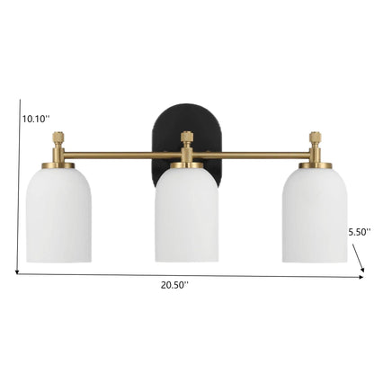 Meadows Three Lights Vanity Wall Light Bathroom