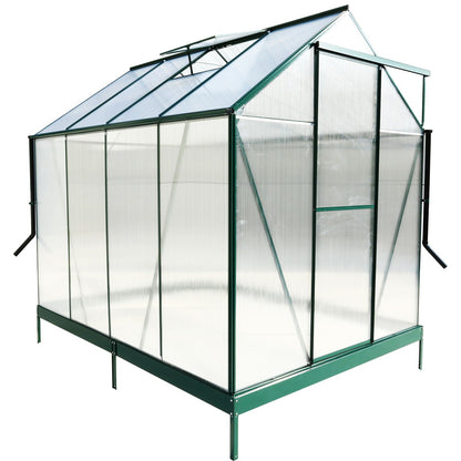 Heavy Duty Polycarbonate Greenhouse Kit and Door