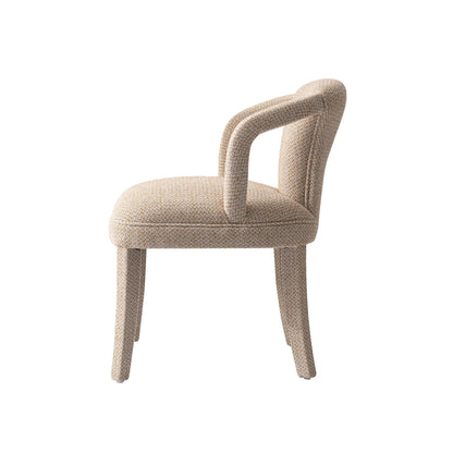 Palmer Mid Century Modern Tweed Armchair