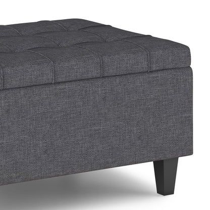 Harrison Upholstered Coffee Table Storage Ottoman