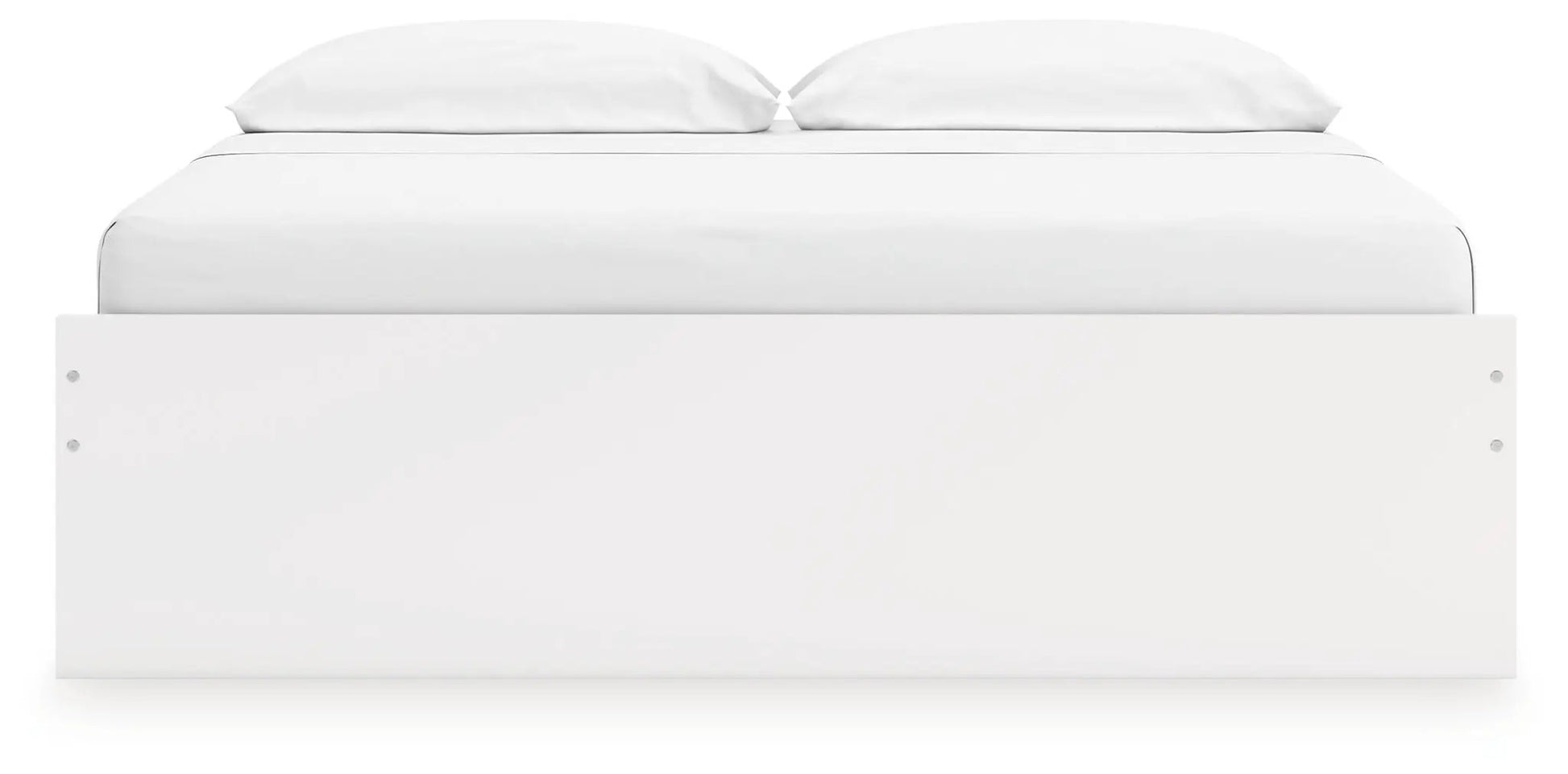 Onita platform bed, white storage bed with clean panel footboard by Unique Piece Furniture on Tampa Home & Garden Store