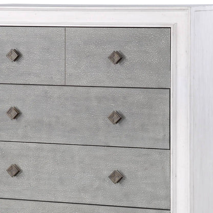 Katia Weathered Chest White and Smooth Drawers