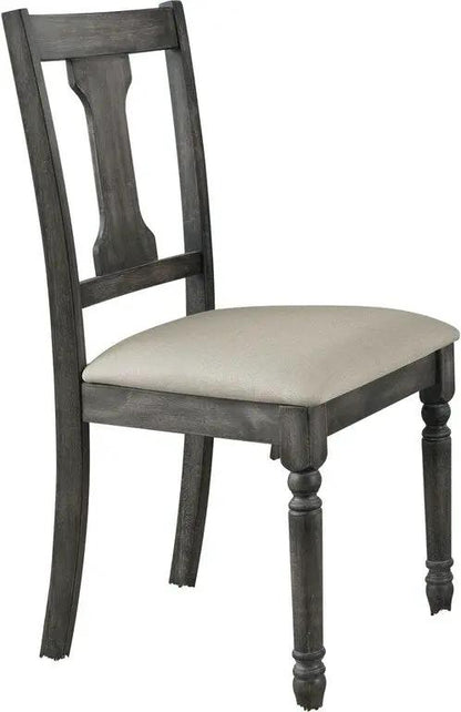 Wallace Side Chair Set Of 2 Tan Weathered Gray