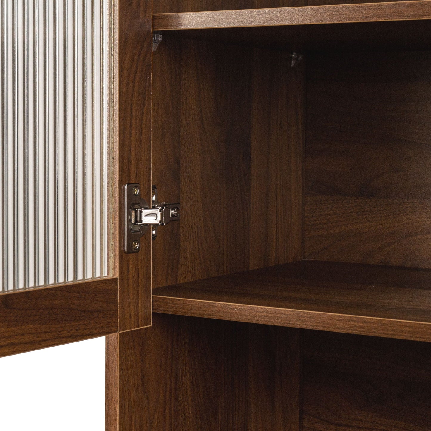 Tall Kitchen Pantry Cabinet and Microwave Stand