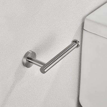 6-Piece bathroom hardware set by HouseOfZazla, brushed stainless steel towel bar on Tampa Home & Garden Store