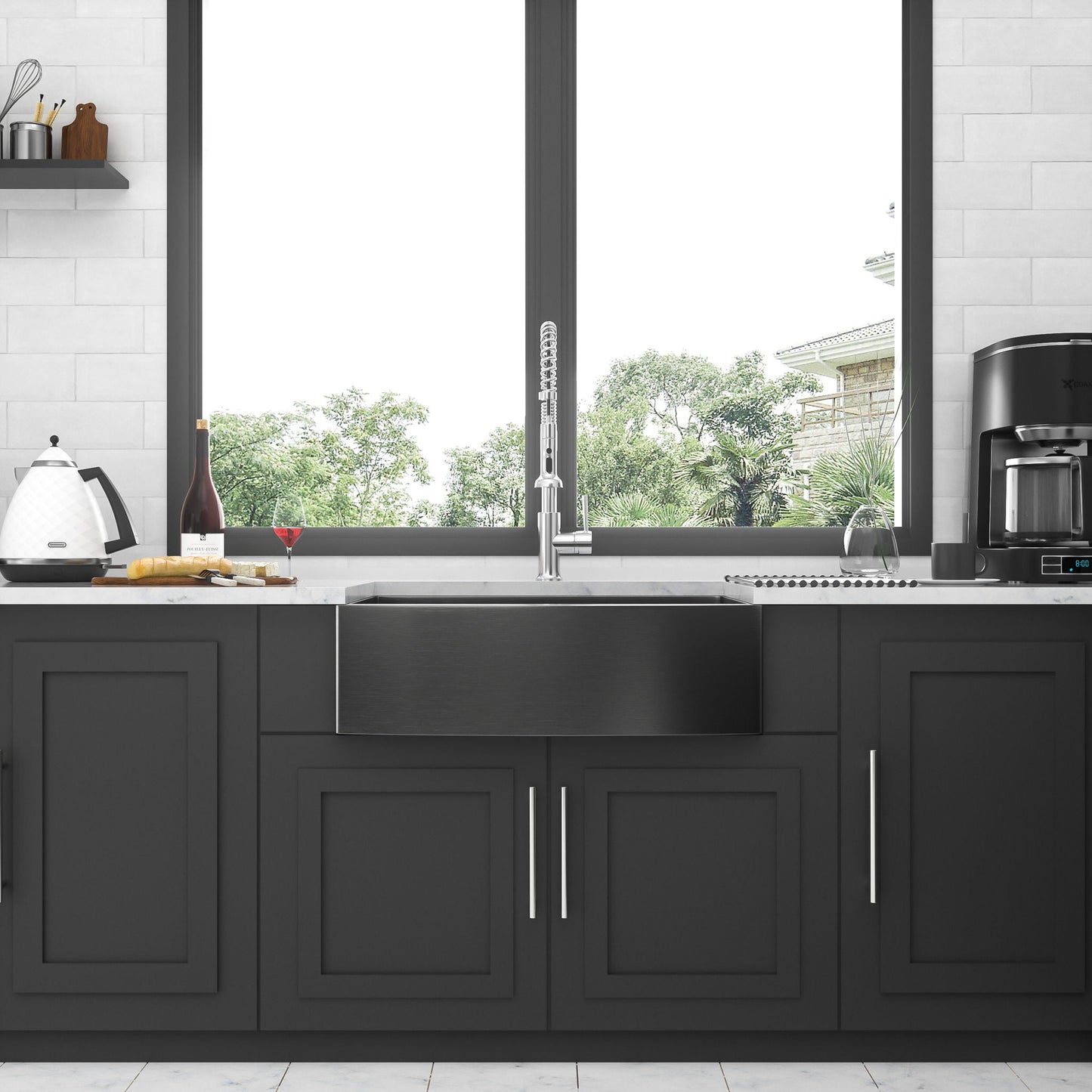 Farmhouse Apron Front Stainless Steel Sink