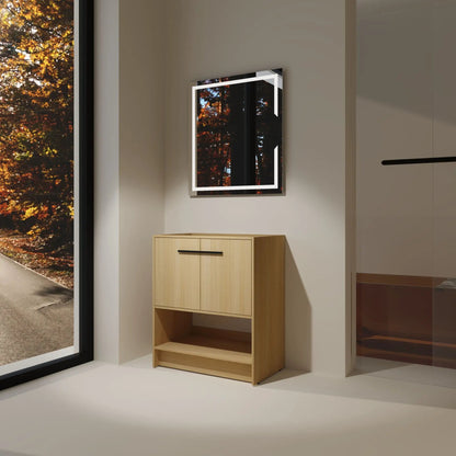Sleek Freestanding Bathroom Vanity with Two Doors