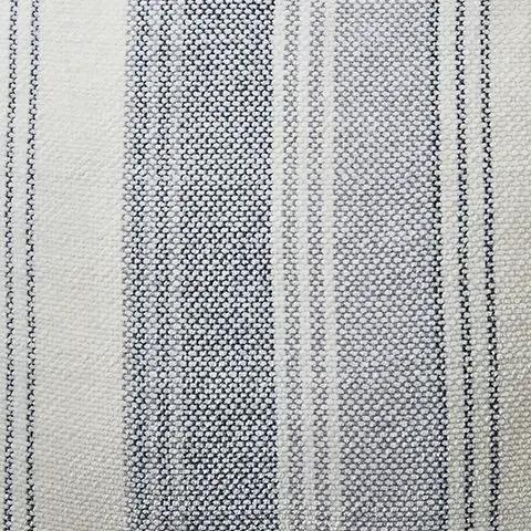 Adikus throw pillow featuring cream and blue striped boucle fabric, Unique Piece Furniture on Tampa Home & Garden Store