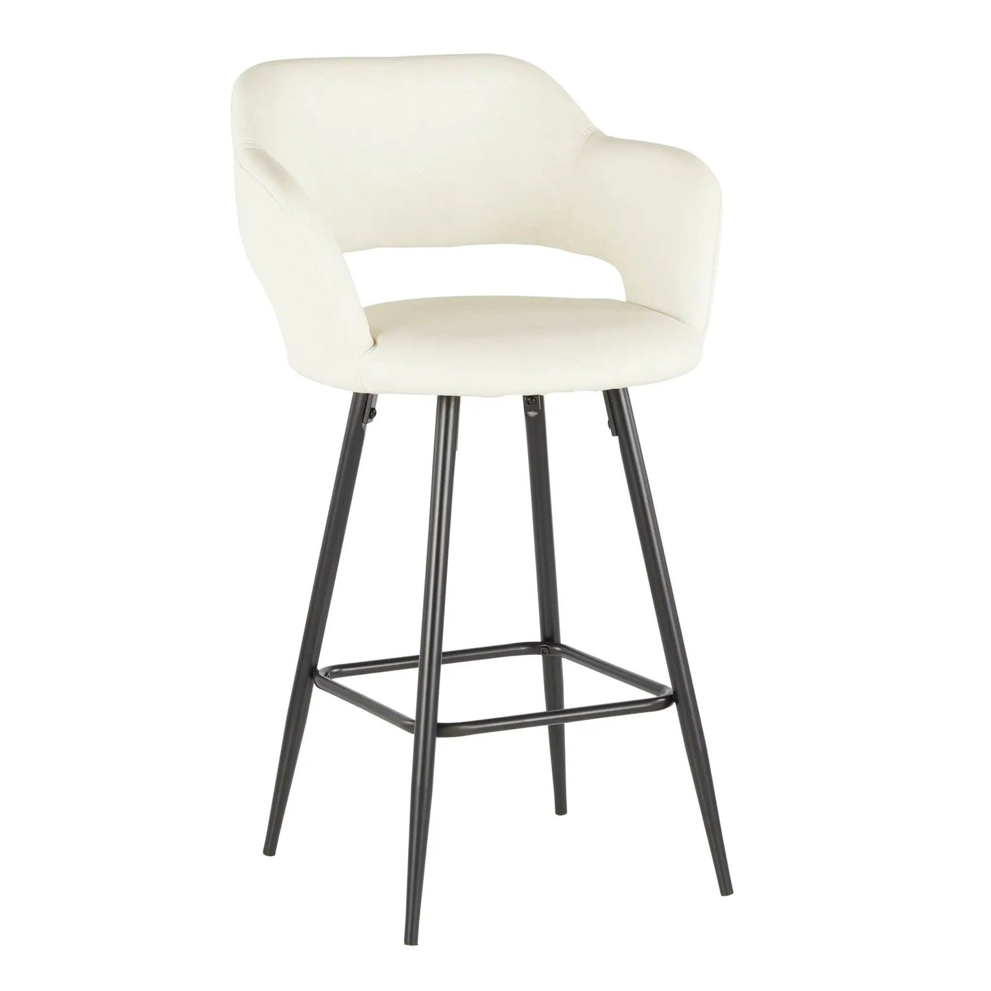 Margarite Contemporary Counter Stool Set of Two