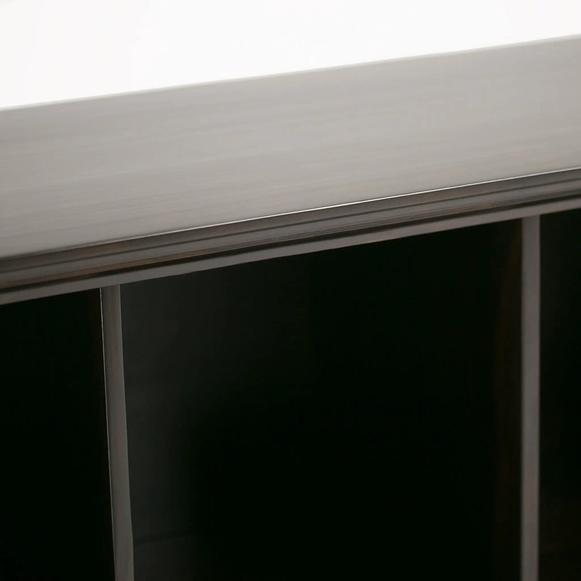 Amherst cube storage bookcase white top with dark metal frame on Tampa Home & Garden Store