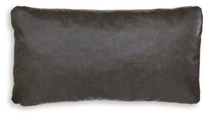 Danvale Pillow Set of 4 Caramel Faux Leather