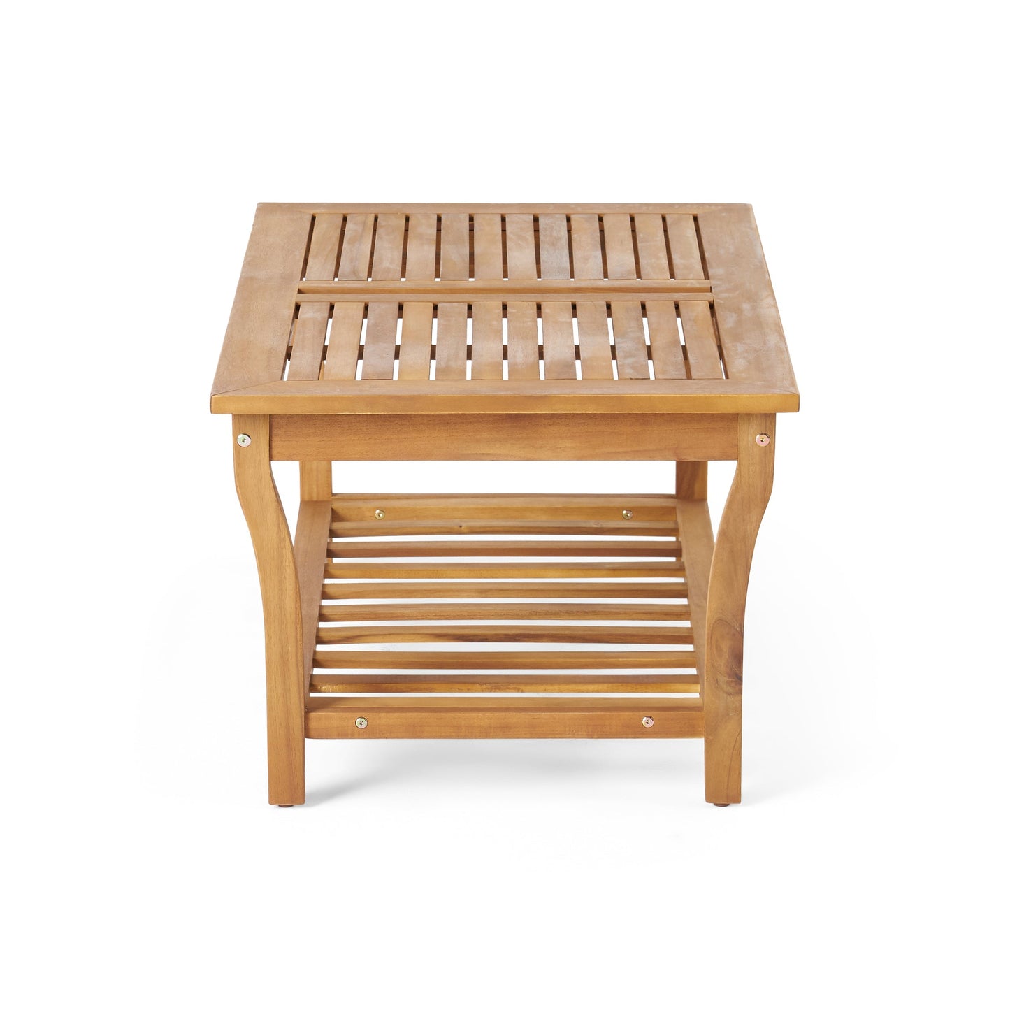 Caydon 2 Club Chairs + Table outdoor wooden slatted set in natural finish by HouseOfZazla on Tampa Home & Garden Store