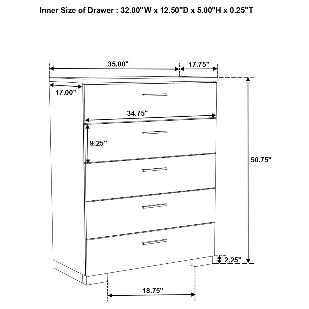 August Queen Panel Bedroom Set and LED Lights
