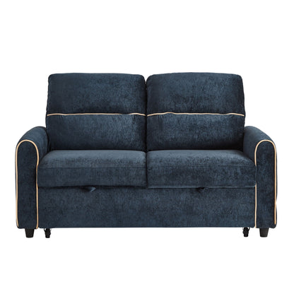 Pull Out Sofa Bed With Usb Port And Soft Backrest