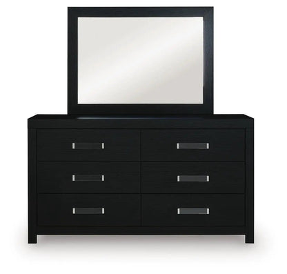 Maeling Six Drawer Dresser with Matte Finish