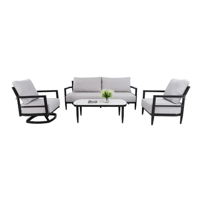 Outdoor Conversation Set with Sunbrella Cushions