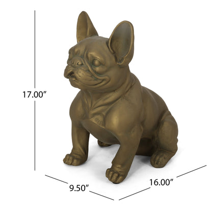 French Bulldog Outdoor Statue for Home and Yard