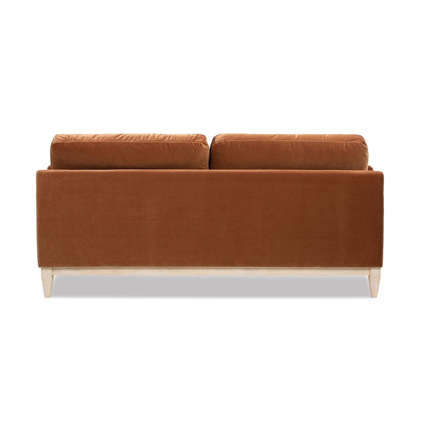 Pasadena Natural Rubberwood and Farmhouse Sofa