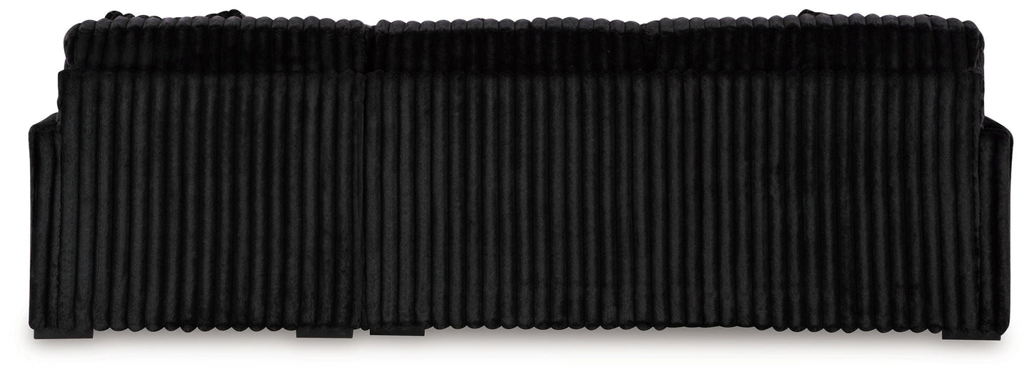 Midnight Madness Sectional and Jumbo Corduroy