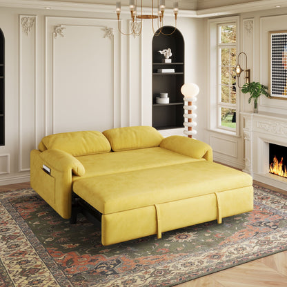 Dual Purpose Sofa and Retractable Queen Bed