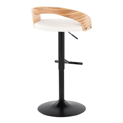 Grotto Adjustable Barstool With Swivel Set Of 2