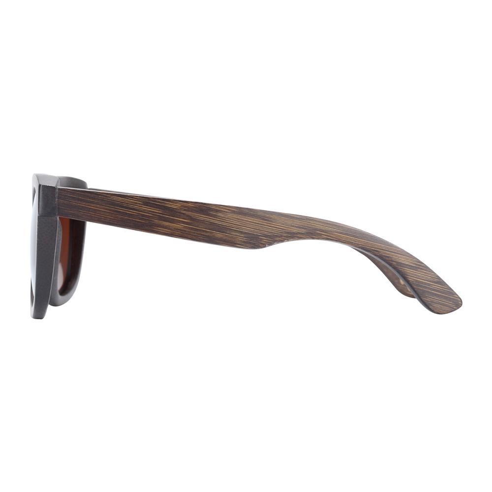 Stevvex wooden bamboo sunglasses polarized UV400 lenses natural wood finish on Tampa Home & Garden Store