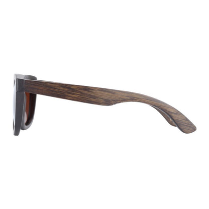 Stevvex wooden bamboo sunglasses polarized UV400 lenses natural wood finish on Tampa Home & Garden Store